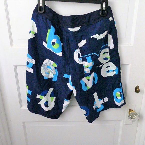 NWT Men's Diesel BMBX Swim Blue Deck Shorts size M - Picture 7 of 9